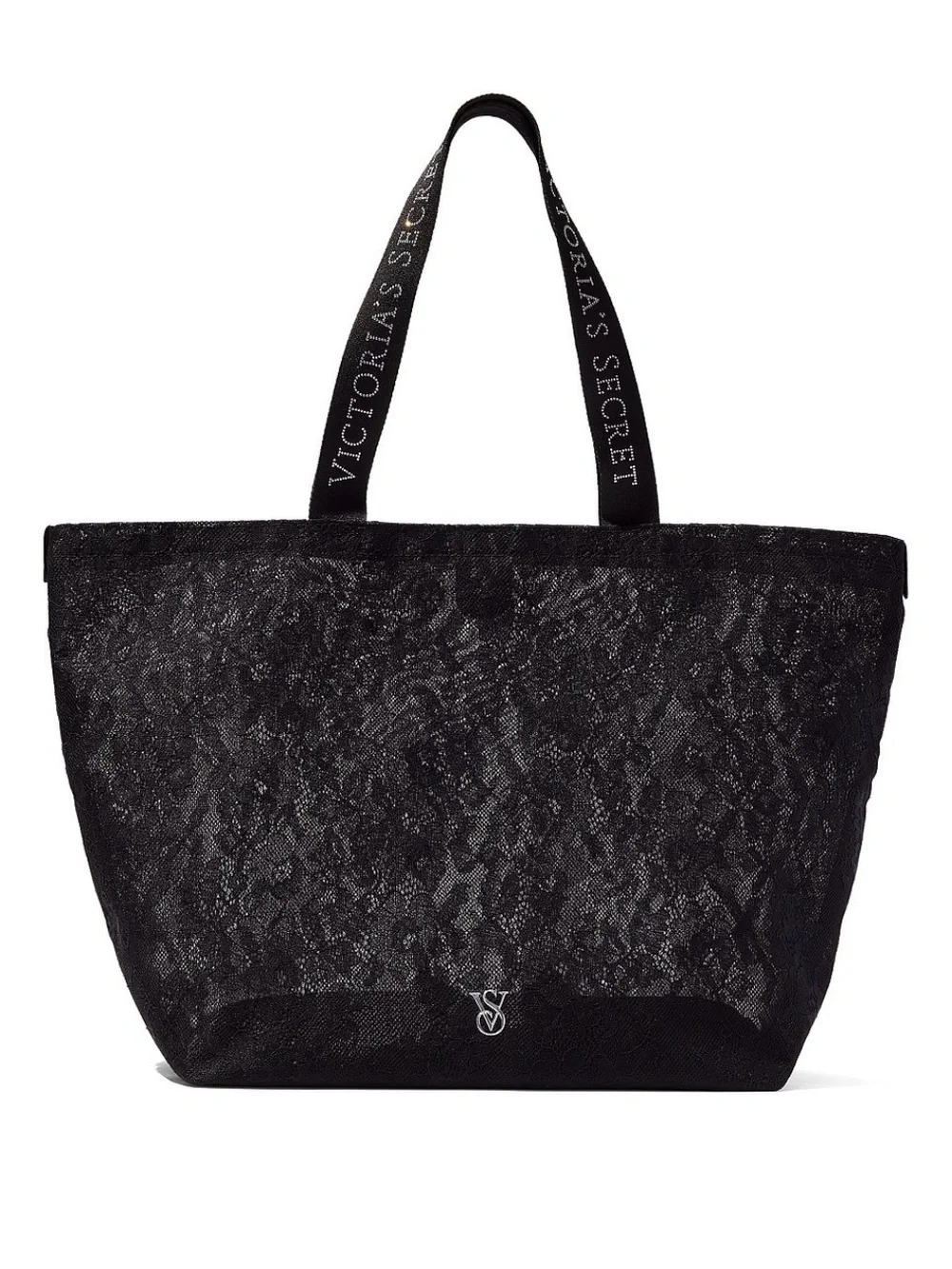 Victoria’s Secret black lace tote